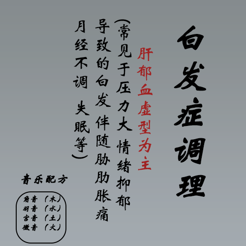 美容-白发征调理B-肝郁血虚型